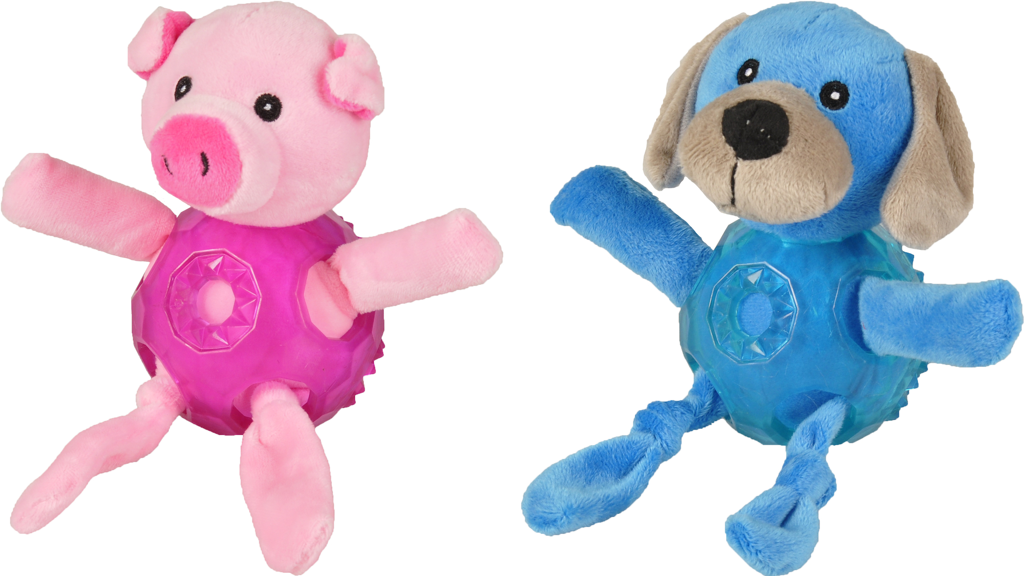 Flamingo Toy Bellies Pig with ball Pink