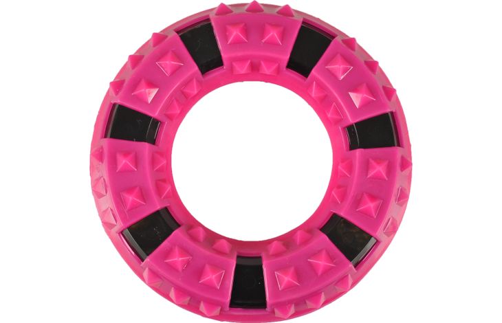 Flamingo Toy Spiky Ring Fuchsia
