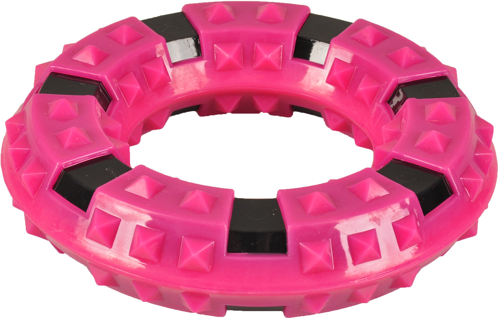 Flamingo Toy Spiky Ring Fuchsia