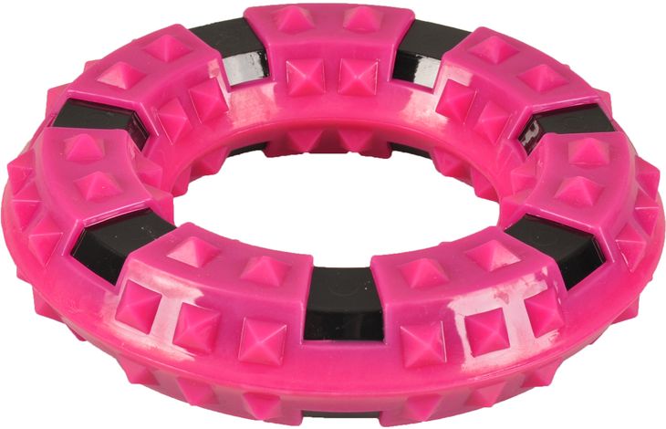 Flamingo Toy Spiky Ring Fuchsia