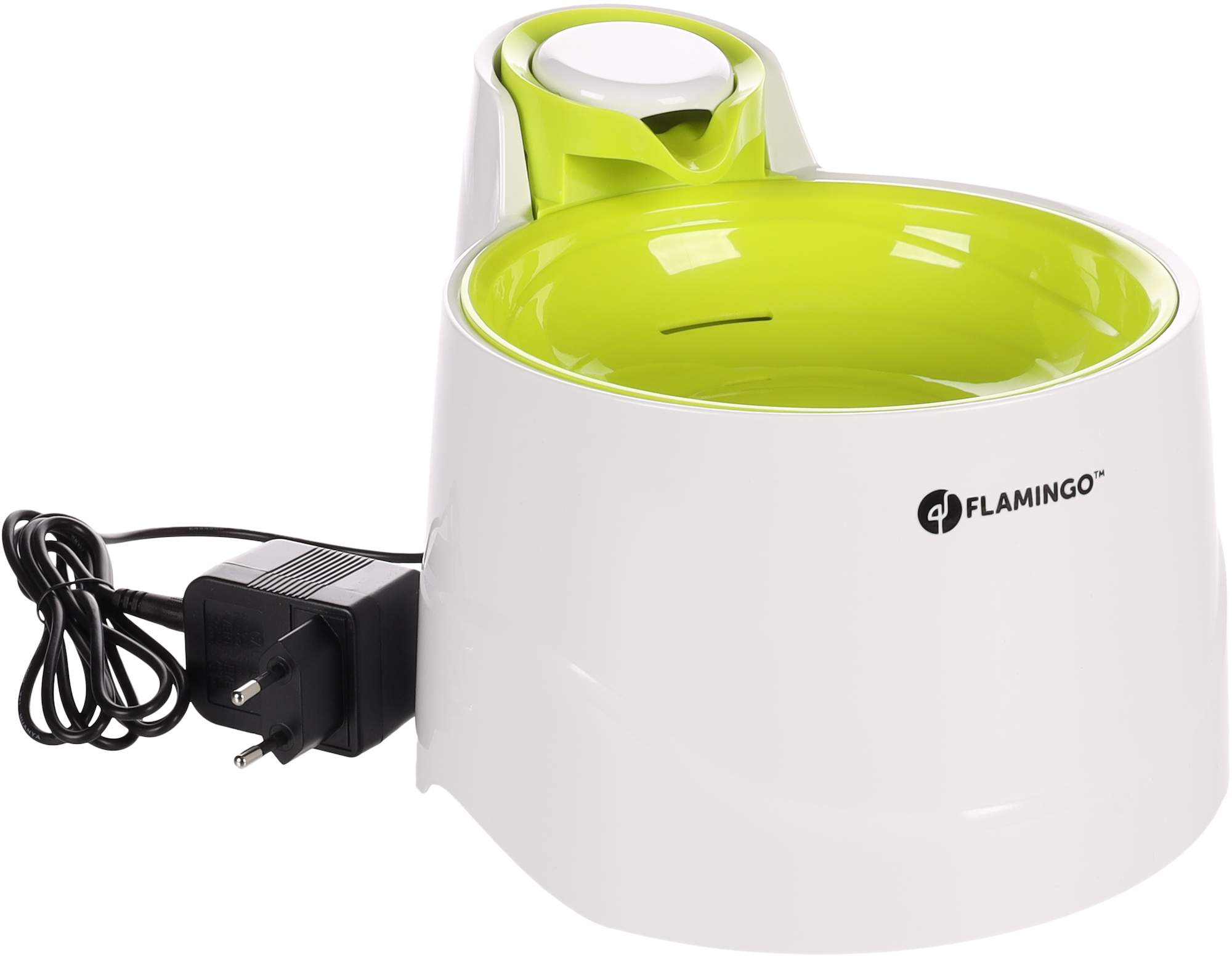 Flamingo Drinking fountain Bellagio White & Green