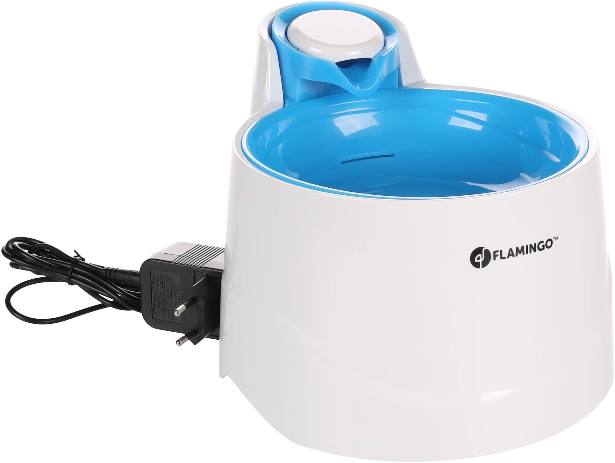 Flamingo Drinking fountain Bellagio White & Blue