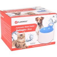 Flamingo Drinkfontein Bellagio Wit & Blauw