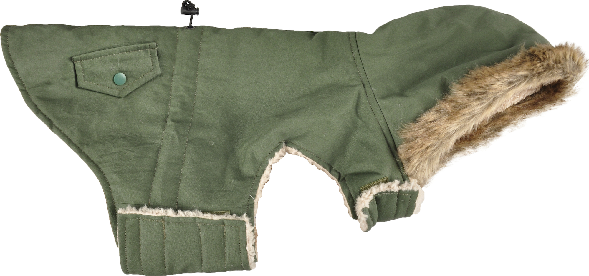 Flamingo Winter coat Lennox Green