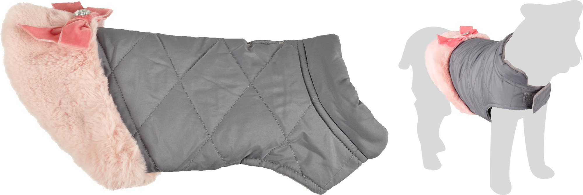 Flamingo Coat Valentina Grey