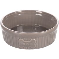 Flamingo Futter- und Trinknapf Mabel Rund Taupe
