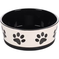 Flamingo Feeding and drinking bowl Kenzo Round White & Black