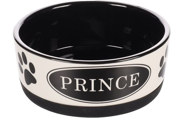 Flamingo Feeding and drinking bowl Kenzo Round White & Black