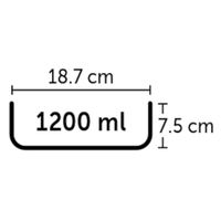 Flamingo Eet- en drinkpot Kenzo Rond Wit & Zwart