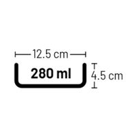 Flamingo Feeding and drinking bowl Kyra Round Taupe & White