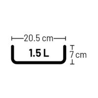 Flamingo Feeding and drinking bowl Kyra Round Taupe & White