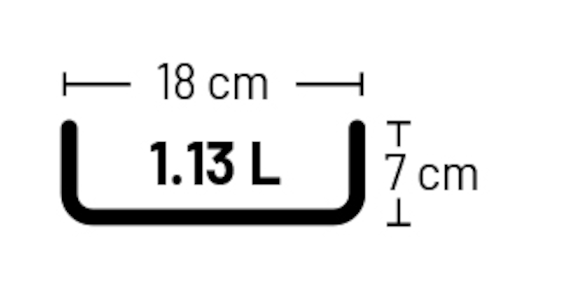 Flamingo Ciotola per cibo e acqua Duke Rotondo Nero & Bianco