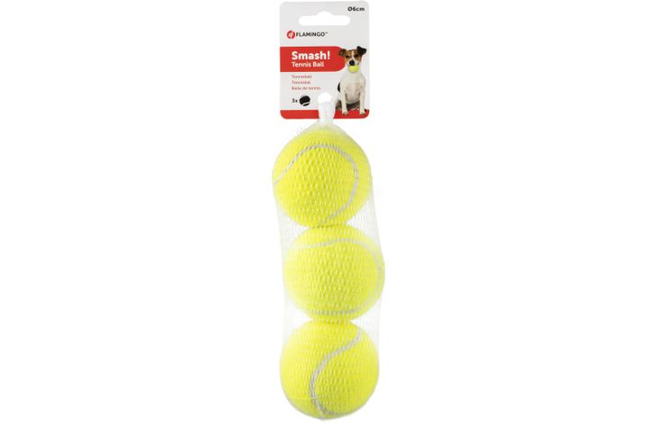 Flamingo Speelgoed Smash Tennisbal Geel