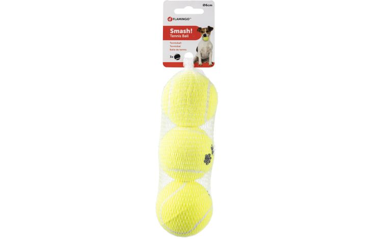 Flamingo Jouet Smash Balle de tennis Jaune