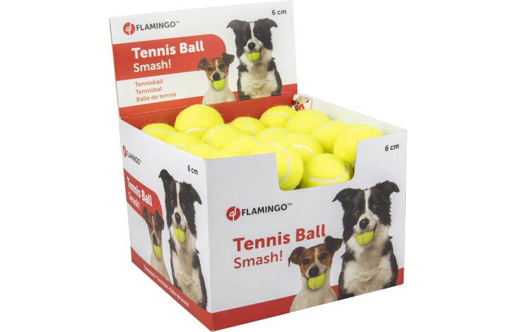 Flamingo Speelgoed Smash Tennisbal Geel