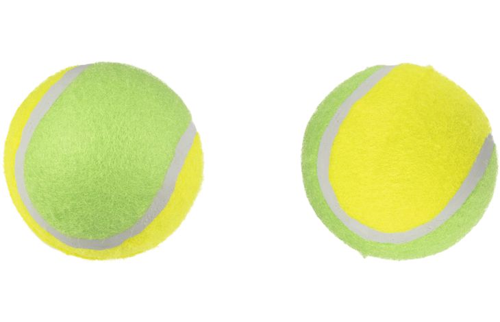 Flamingo Toy Smash Tennis ball Yellow & Green