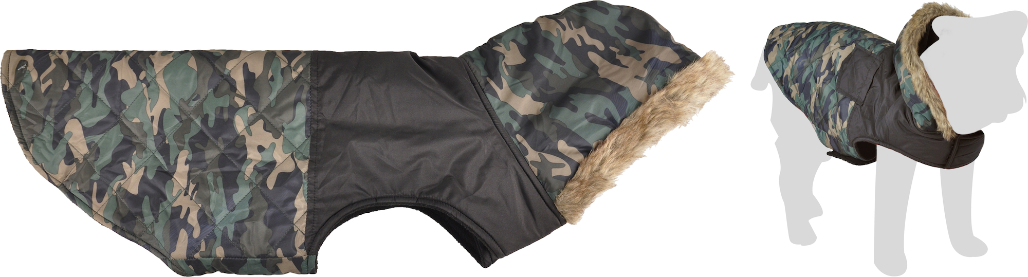 Flamingo Winter coat Ares Khaki