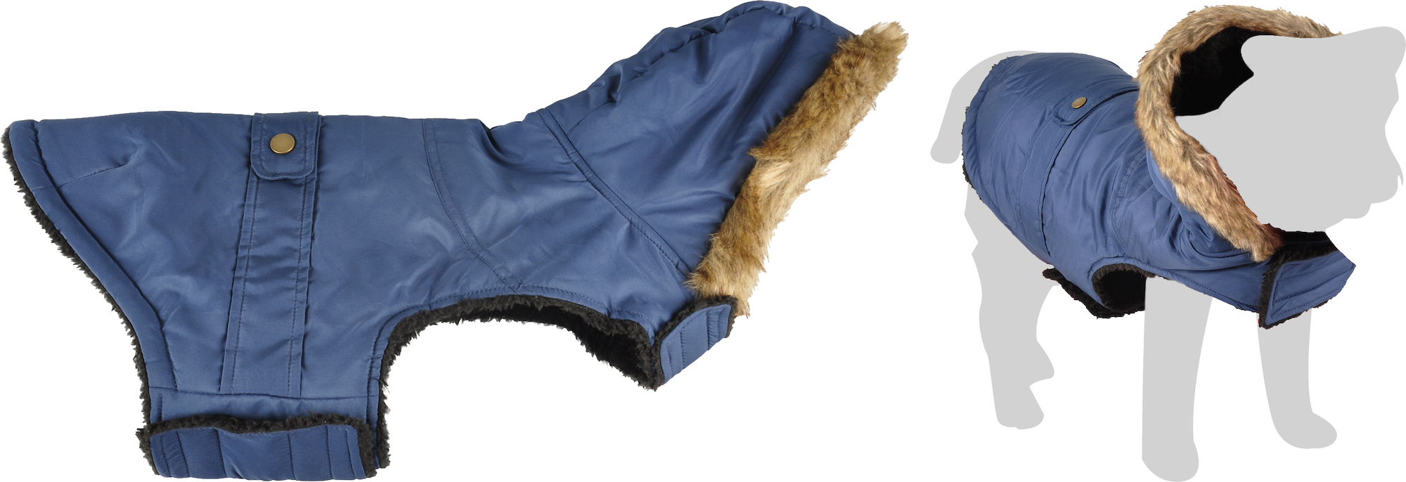 Flamingo Winter coat Sabi Blue