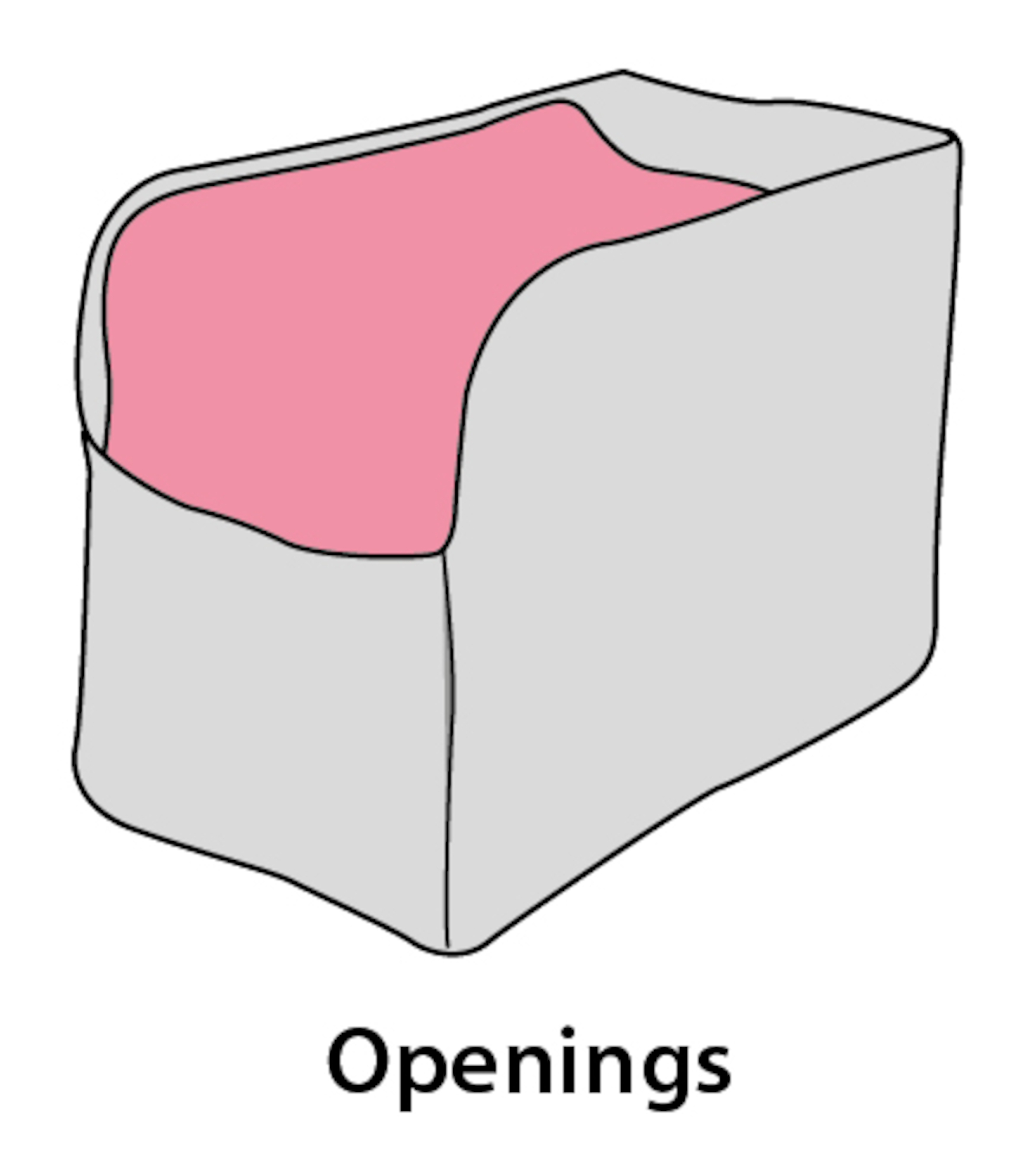 Flamingo Carrying bag Louisa Grey