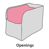 Flamingo Carrying bag Louisa Grey