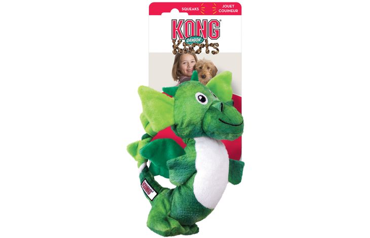 Kong® Kong® Spielzeug Knots Mehrere Farben Drache Plüsch