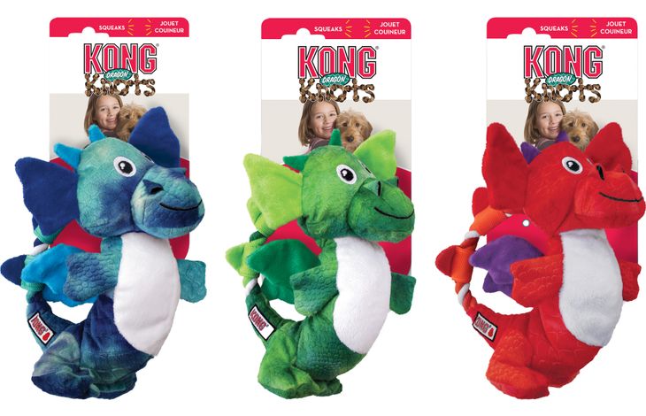 Kong® Kong® Speelgoed Knots Meerdere kleuren Draak