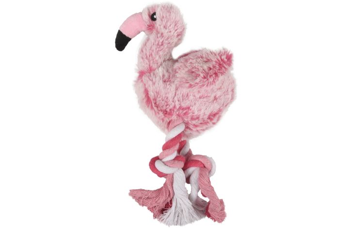 Flamingo Jouet Andes Flamant avec corde Rose