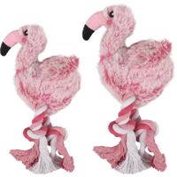 Flamingo Jouet Andes Flamant avec corde Rose