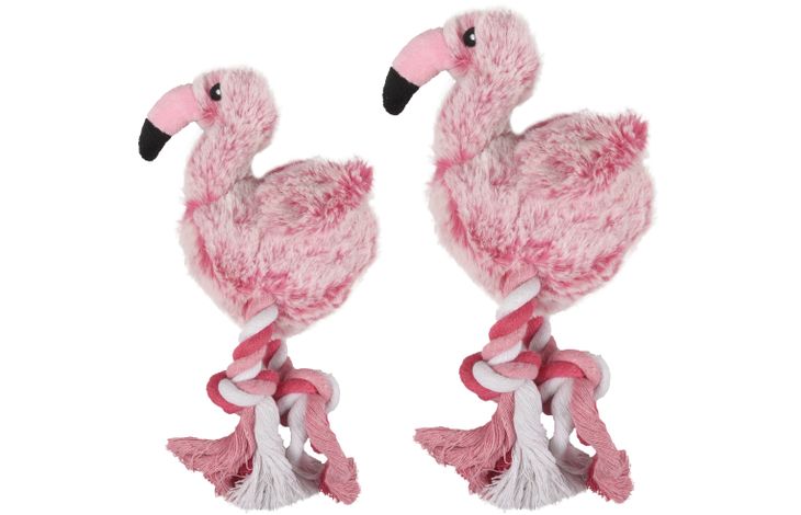 Flamingo Jouet Andes Flamant avec corde Rose