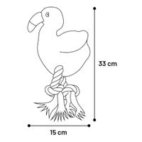 Flamingo Jouet Andes Flamant avec corde Rose