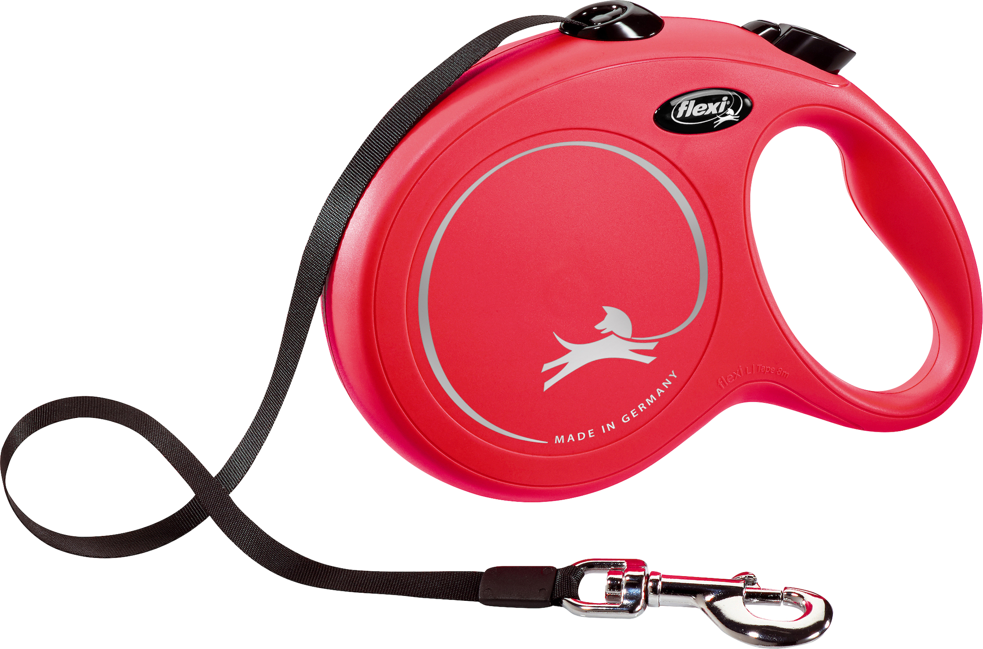 Flexi Flexi Retractable leash New Classic Tape Red