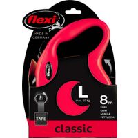 Flexi Flexi Guinzaglio retrattile Classic Fettuccia Rosso