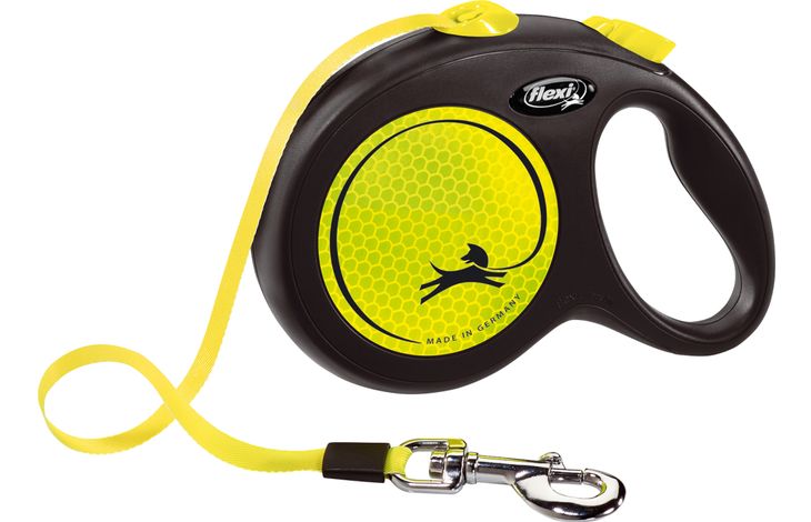 Flexi Flexi Rollijn New Neon Band Fluo geel