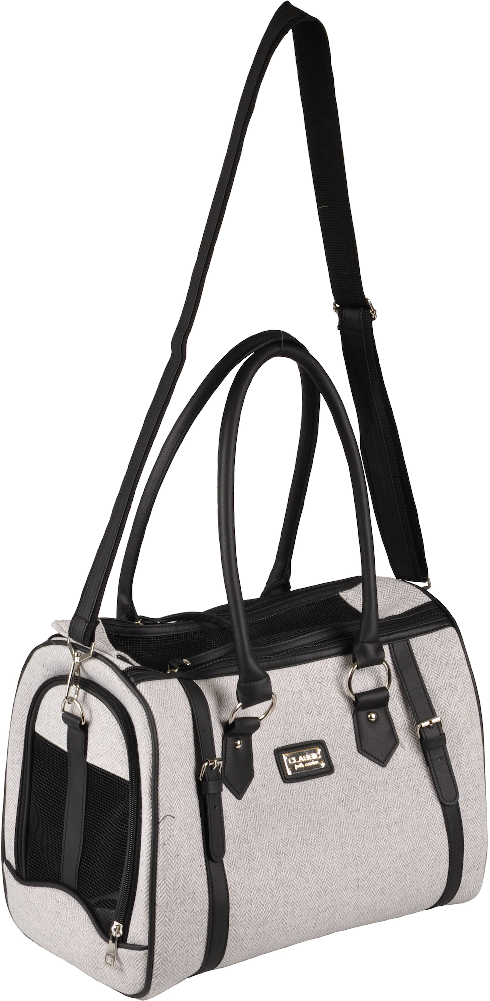 Flamingo Tragetasche Tatjana Hellgrau