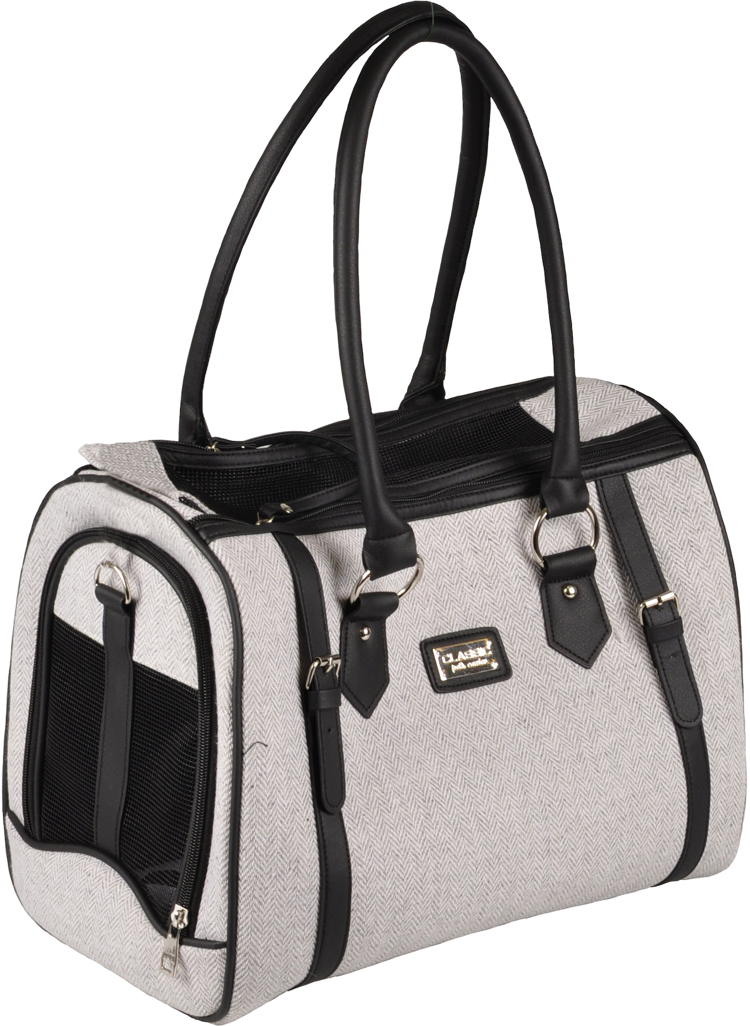 Flamingo Tragetasche Tatjana Hellgrau