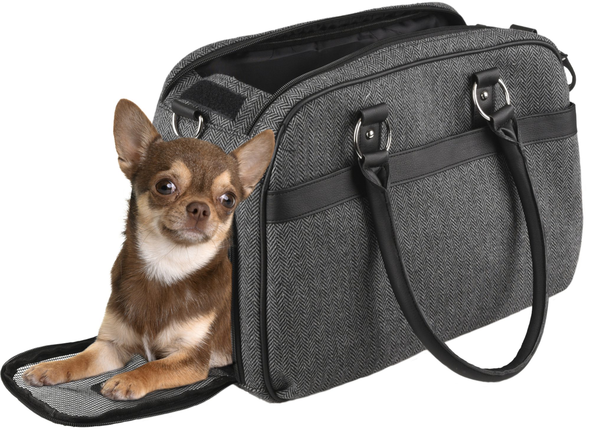 Flamingo Carrying bag Justine Dark grey