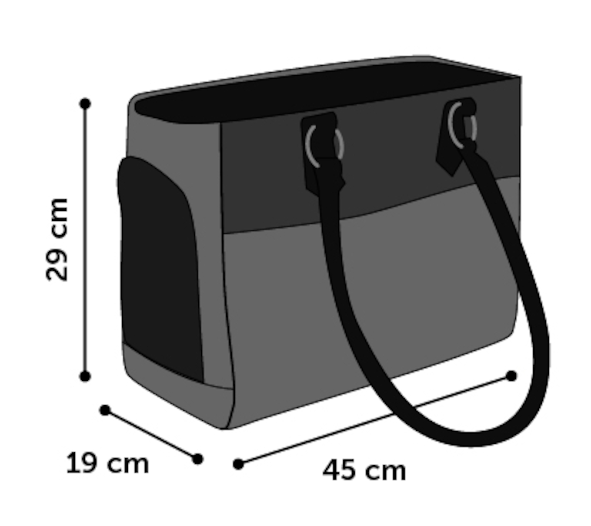 Flamingo Carrying bag Lior Grey