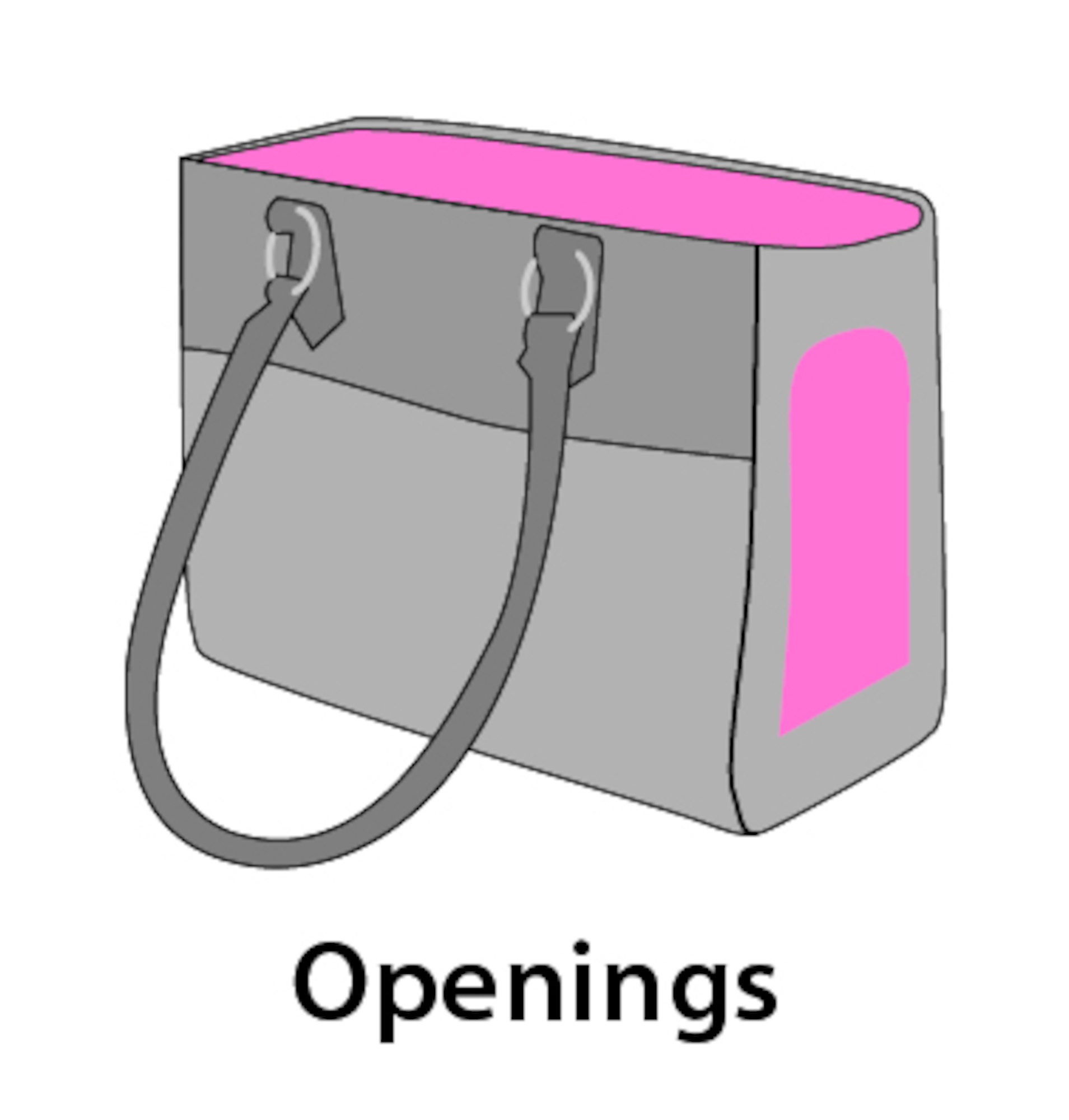 Flamingo Carrying bag Lior Grey