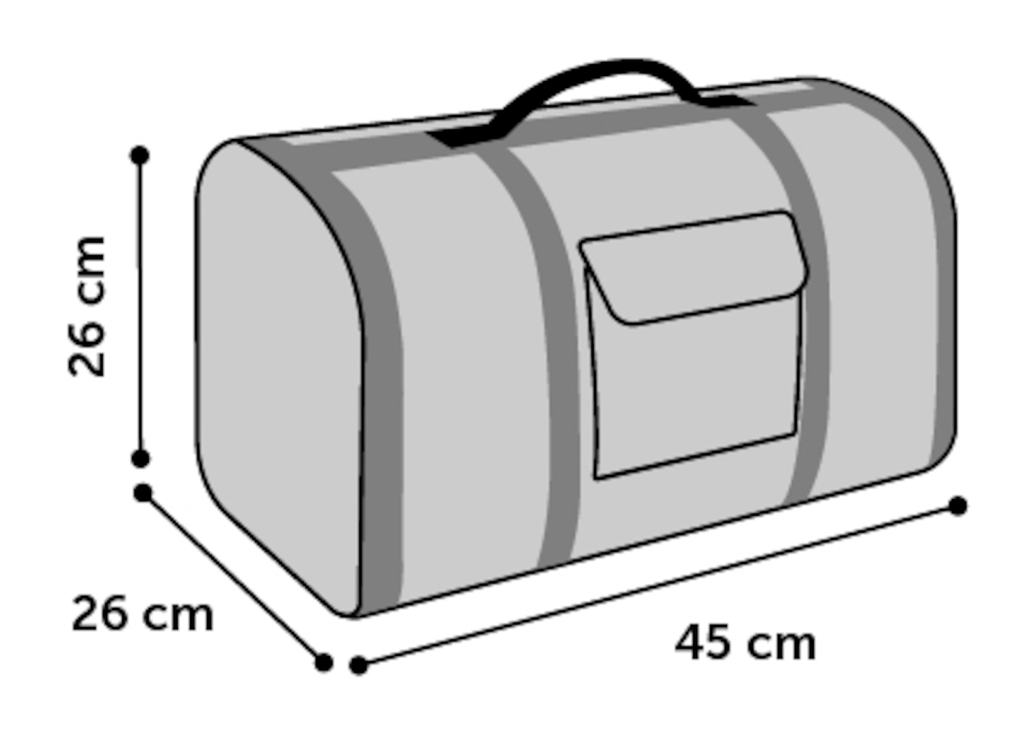 Flamingo Bolso de transporte Chloe 2 Marrón