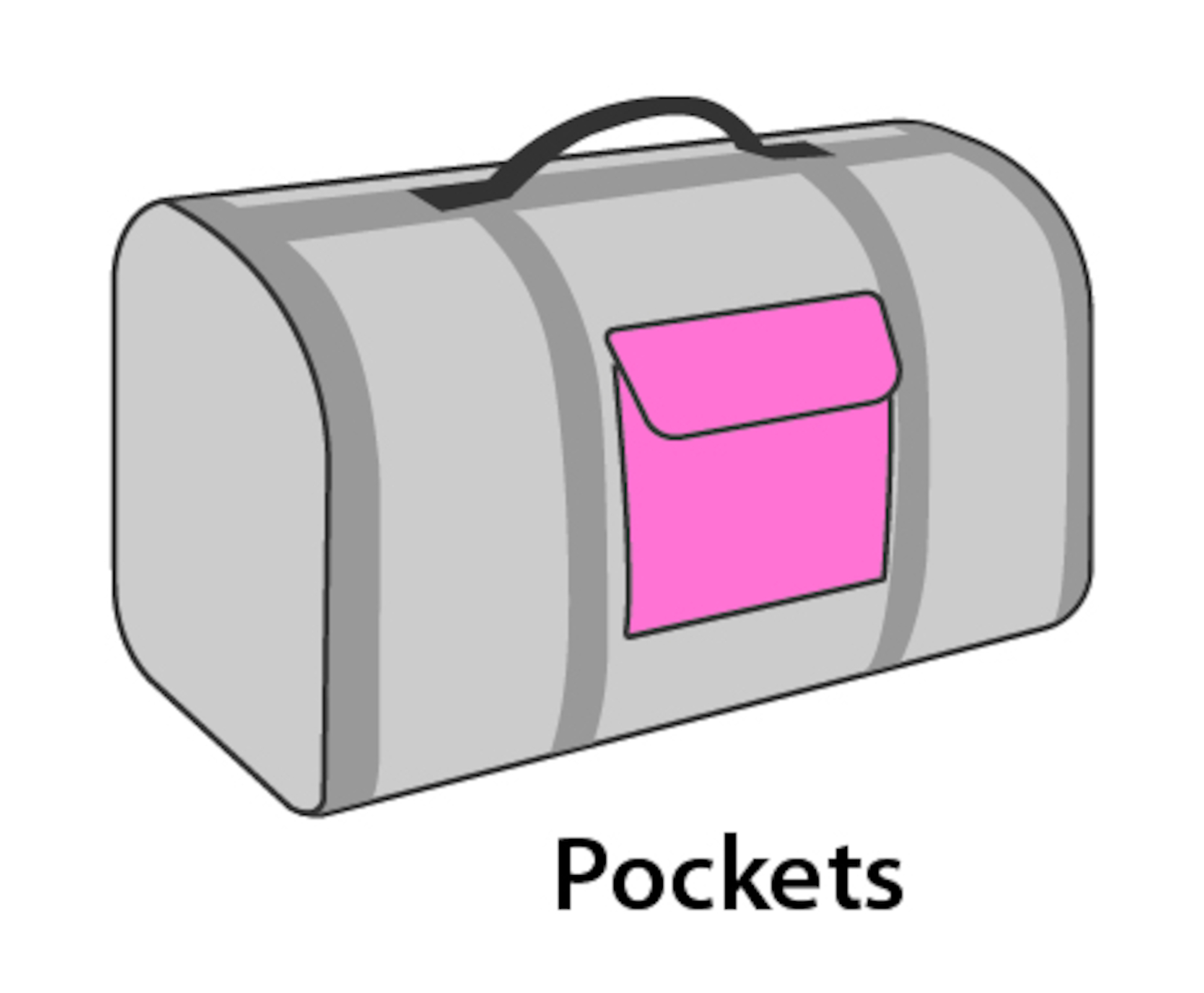 Flamingo Bolso de transporte Chloe 2 Marrón