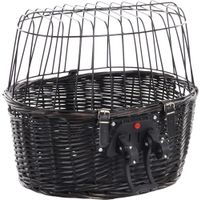 Flamingo Bicycle basket Canna Black