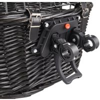 Flamingo Bicycle basket Canna Black