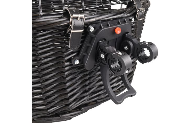 Flamingo Bicycle basket Canna Black