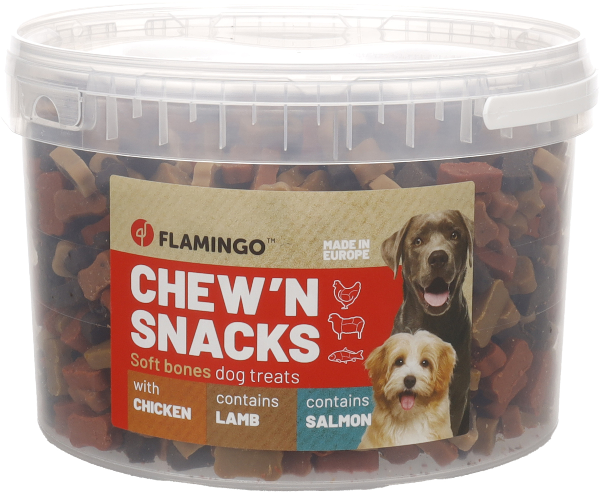 Flamingo Chew'n Snack Biscuit Lamb & with beef & Fish 