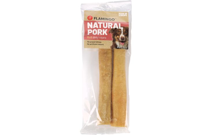 Flamingo Snacks Nature Pig skin Roll