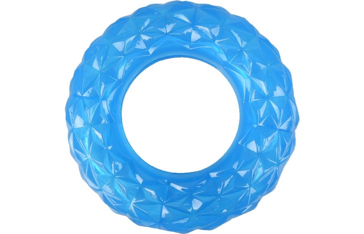 Flamingo Toy Crystal Ring Blue