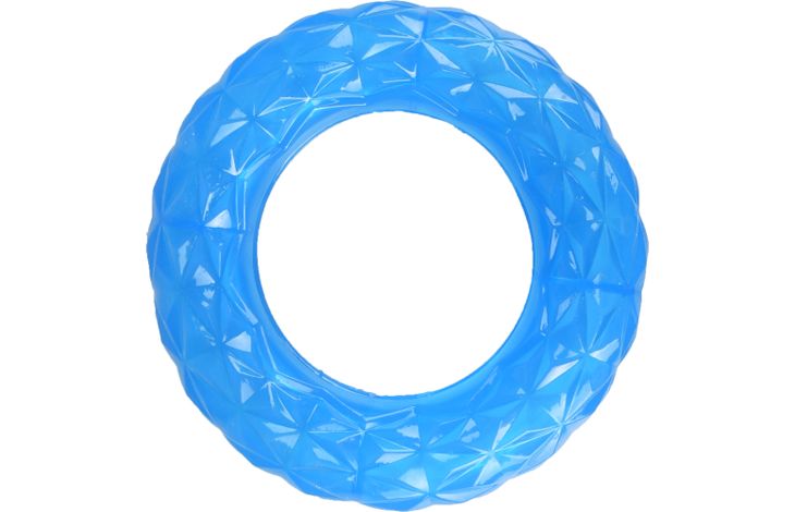 Flamingo Toy Crystal Ring Blue