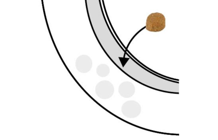 Flamingo Toy Crystal Ring Blue