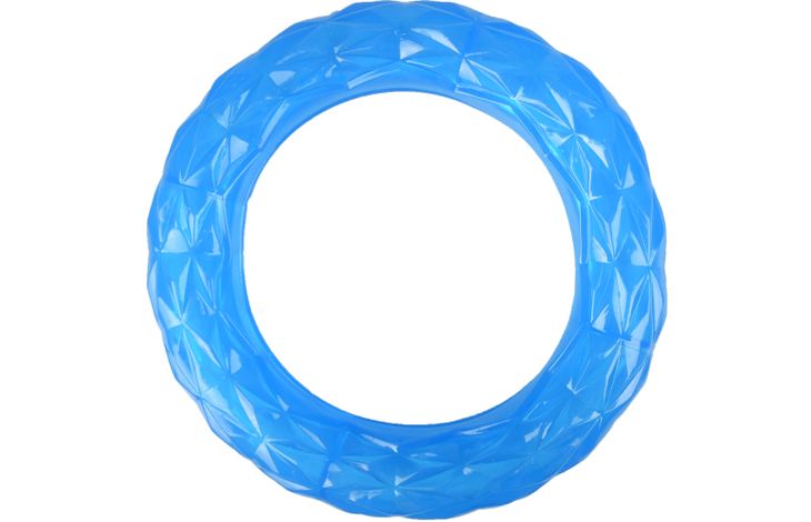 Flamingo Toy Crystal Ring Blue