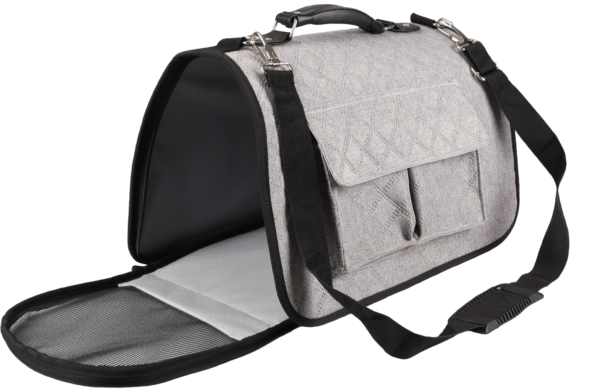 Flamingo Draagtas Amy Grijs